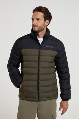 Vista Mens Padded Jacket - Khaki