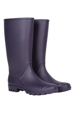 Splash Womens Wellies - Dark Purple