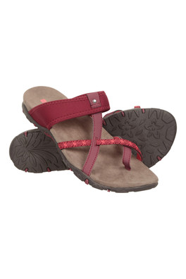 Marbella Womens Sandals - Dark Pink