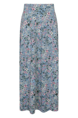 Shore Womens Long Jersey Skirt - Grey