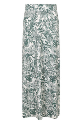 Shore Womens Long Jersey Skirt - Khaki