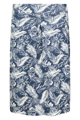 Waterfront Womens Jersey Skirt - Navy