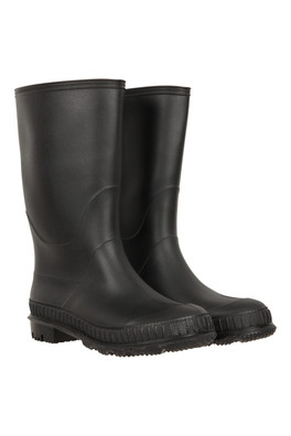 Plain Kids Wellies - Black