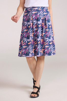 Waterfront Womens Jersey Skirt - Purple