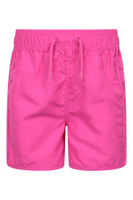 Panama Kids Swim Shorts - Bright Pink