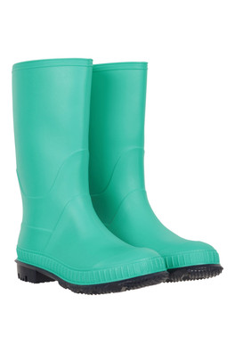 Plain Kids Wellies - Dark Teal