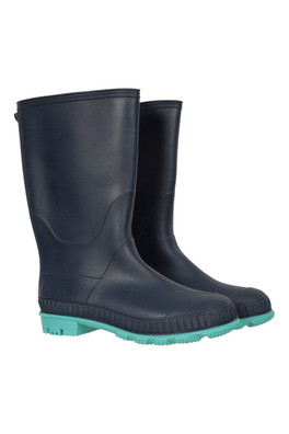Plain Kids Wellies - Navy