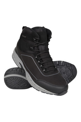 Ramble Mens Waterproof Softshell Walking Boots - Charcoal