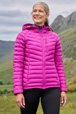 Skyline Extreme Womens Hydrophobic Down Jacket - Purple