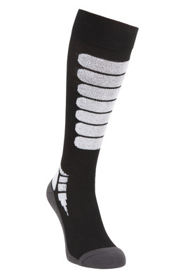 Altitude Mens Isocool Knee Length Ski Socks - Black