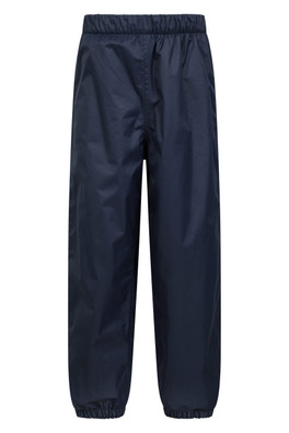 Waterproof Fleece Lined Kids Trousers - Navy