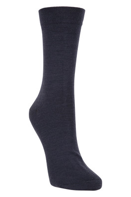 Merino Womens Quarter Length Liner Socks - Navy