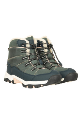 Comet Kids Waterproof Snow Boots - Khaki