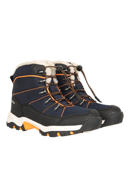 Comet Kids Waterproof Snow Boots - Navy