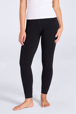 Fluffy Women's Fleece Lined IsoTherm Leggings - Black