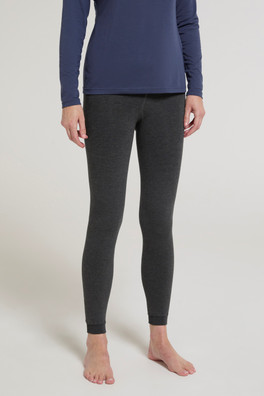 Fluffy Women's Fleece Lined IsoTherm Leggings - Charcoal