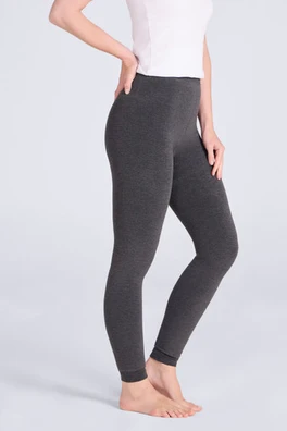 Fluffy Women's Fleece Lined IsoTherm Leggings - Charcoal