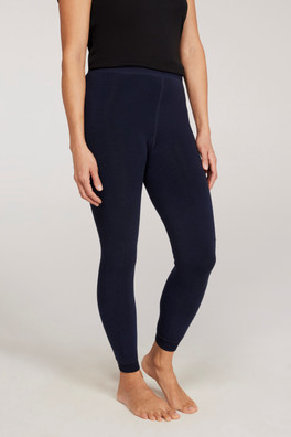 Fluffy Women's Fleece Lined IsoTherm Leggings - Navy