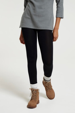 IsoTherm Womens Brushed Thermal Leggings - Black