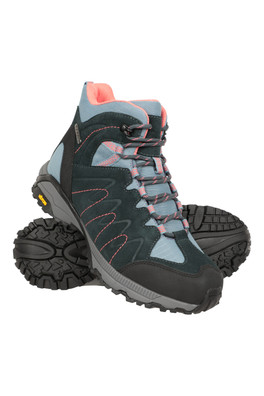 Rockies Extreme Womens Waterproof Vibram Walking Boots - Blue
