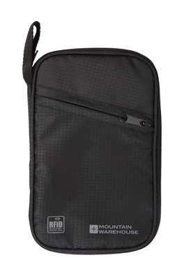 RFID Document Wallet - Black