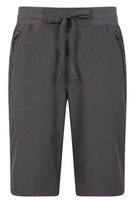 Explorer Womens Long Shorts - Dark Grey