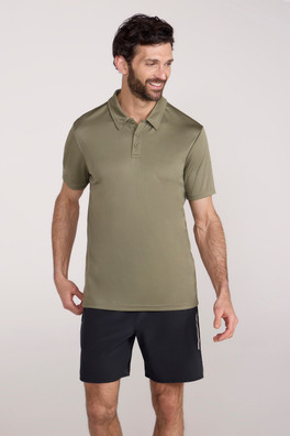 Endurance Isocool Mens Polo - Khaki