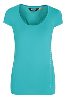 Pacesetter Reflective Womens T-Shirt - Blue