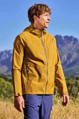 Summit Extreme 2.5 Layer Waterproof Mens Jacket - Mustard