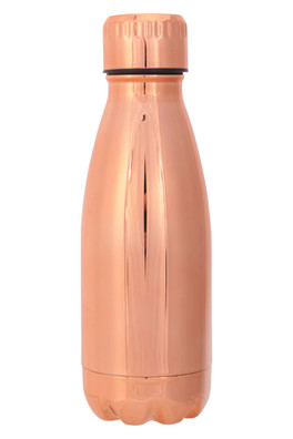 Metallic Double-Walled Water Bottle - 260ml - Rose Gold