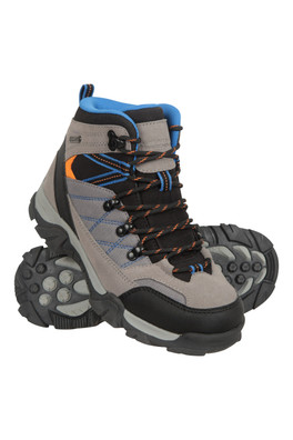 Trail Kids Waterproof Walking Boots - Grey