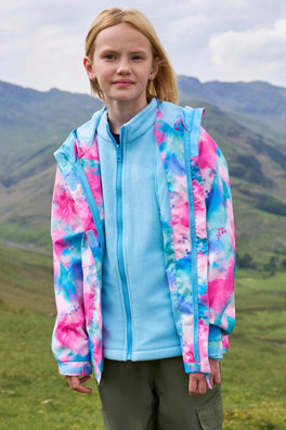 Aries Printed Waterproof Kids 3-in-1 Jacket - Blue