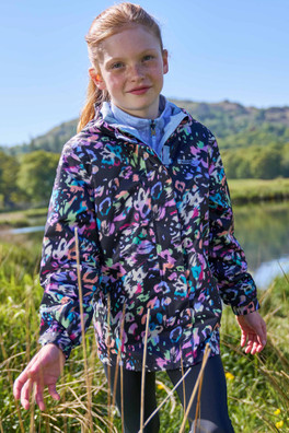 Aries Printed Waterproof Kids 3-in-1 Jacket - Pink