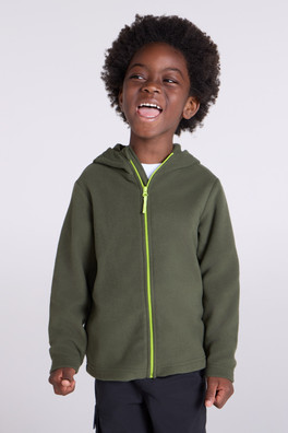Camber Kids Full Zip Hoodie - Khaki