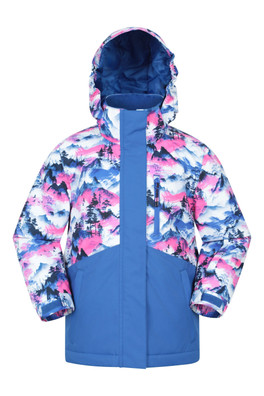 Himalayan Waterproof Kids Ski Jacket - Bright Pink