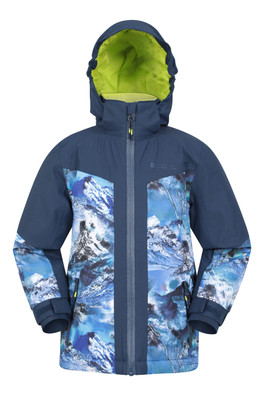 Himalayan Waterproof Kids Ski Jacket - Navy