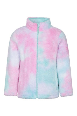 Rainbow Cosy Kids Fleece - Mint