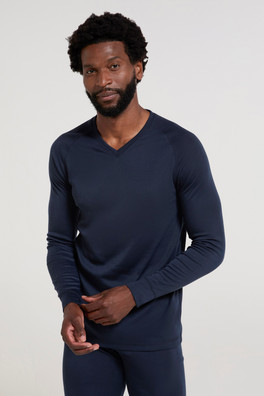 Talus Mens Thermal Top - Navy