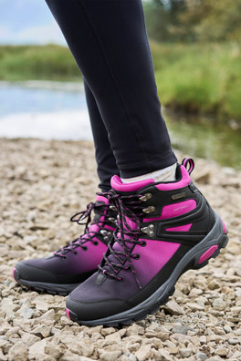 Shadow Waterproof Womens Softshell Boots - Dark Pink