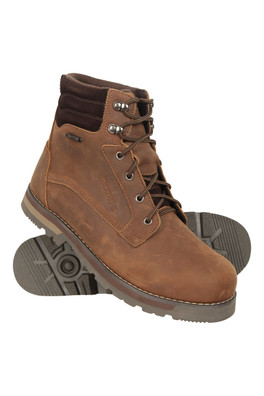 Extreme Makalu Mens Waterproof Leather Boots - Brown