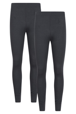 Talus Mens Baselayer Pants Multipack - Charcoal