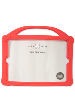 Kids Silicone Tablet Holder - Small - Red