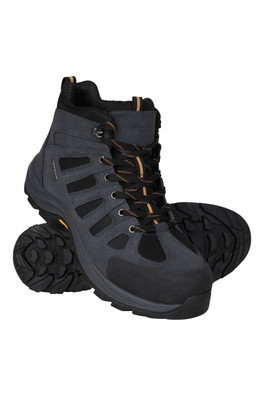 Vertex Mens Wide-Fit Extreme Waterproof Vibram Boots - Grey