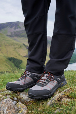 Storm Mens Waterproof IsoGrip Walking Shoes - Dark Grey