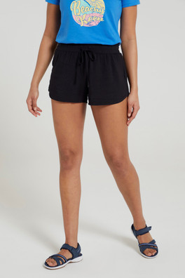 Vibe Womens Pull On Shorts - Black