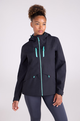 3 Layer Rhine Extreme Womens Waterproof Jacket - Black