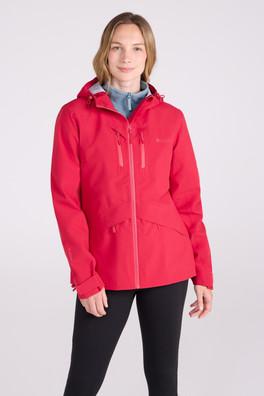 3 Layer Rhine Extreme Womens Waterproof Jacket - Dark Red