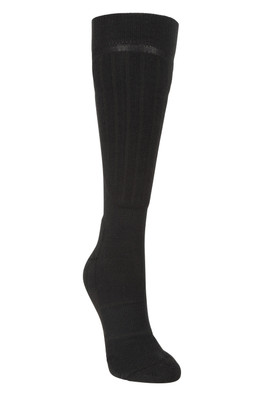 IsoCool Womens Knee Length Ski Socks - Jet Black