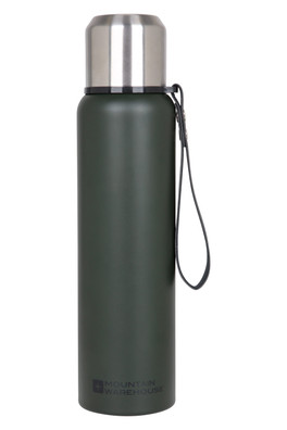 Double-Walled Matt Finish Flask - 1L - Khaki