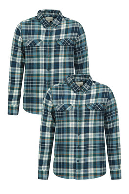 Trace Mens Flannel Shirt Multipack - CBL